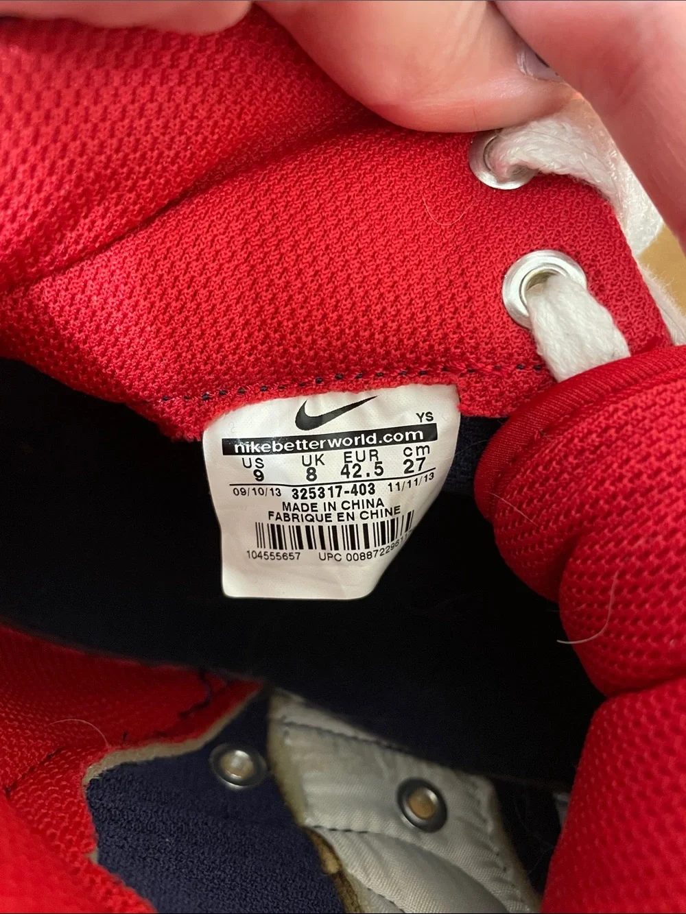 Nike Vandal High Supreme (VNTG) Sneakers (size 9)